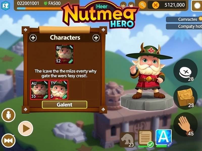 Nutmeg Legendary Hero Game Screenshot